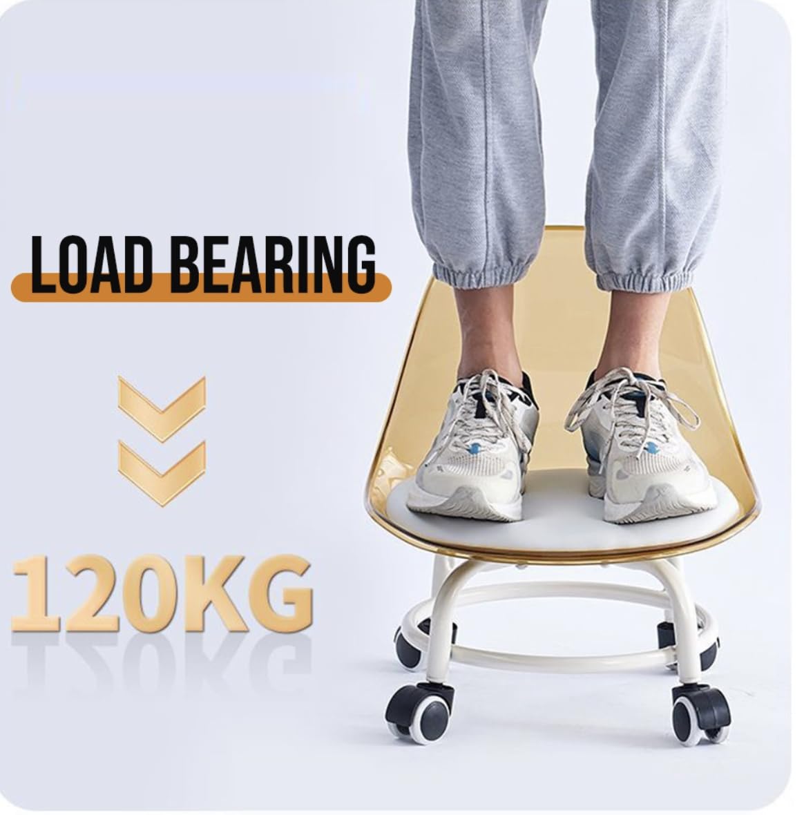 360° Swivel Moving Chair with Wheels Playful and Functional, Kid’s Party Chair