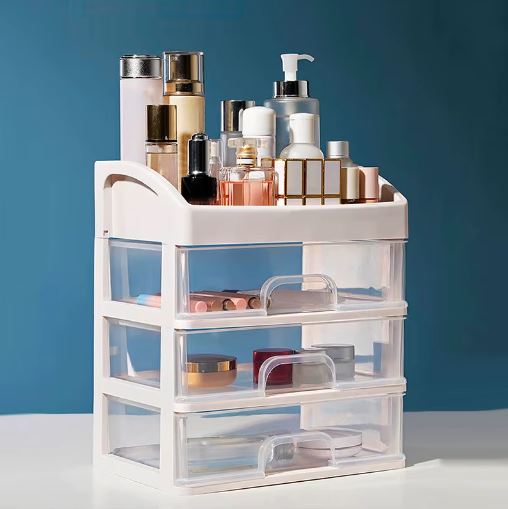 3 Tier Cosmetic Jewelry Organizer Box