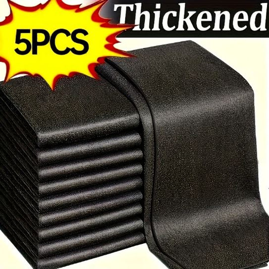 5pcs Magic Glass Cleaning Cloth, Multi-purpose Wipe Cloth Suitable for Windows, Mirrors, Car Wash, Kitchen and Bathroom Surfaces