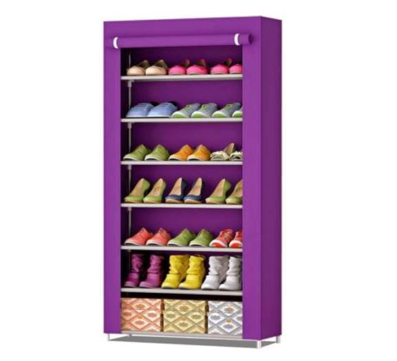 7 Layers Shoe Rack With Fabric Cover