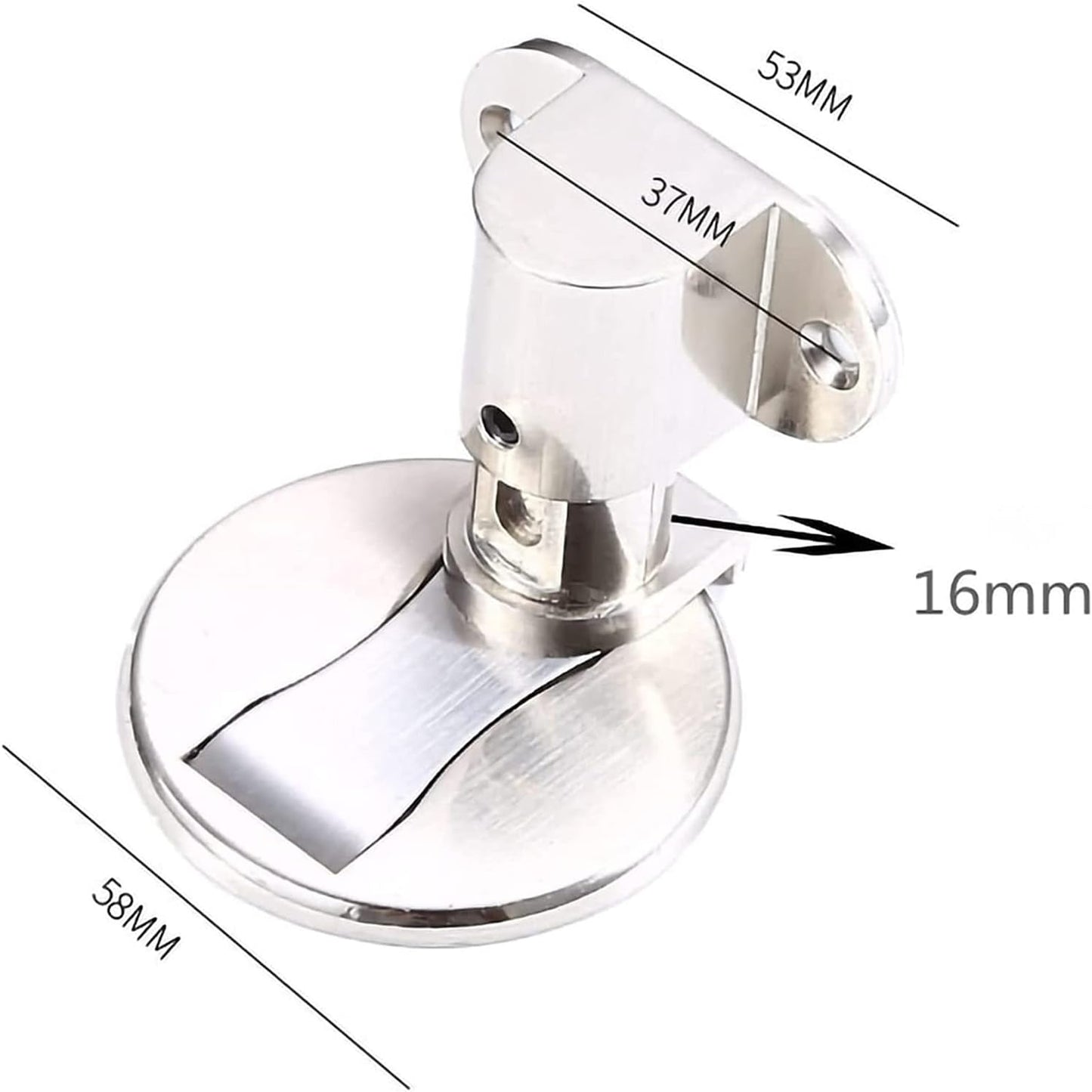 Adjustable Invisible Magnetic Door Stopper Punch-Free Windproof Mechanical Self-Locking Door Stopper