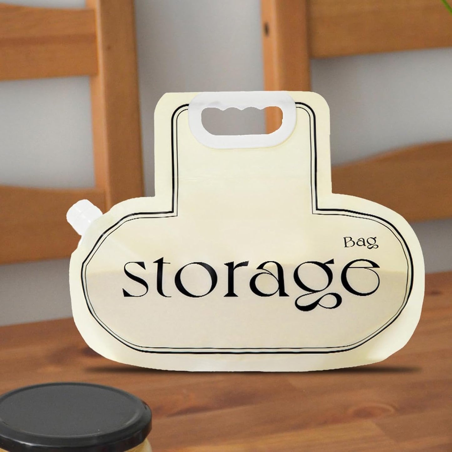 Reusable Rice and Barley Storage Bags with Secure Seal, Airtight Cereal Containers, Airtight Cereal Storage Bags