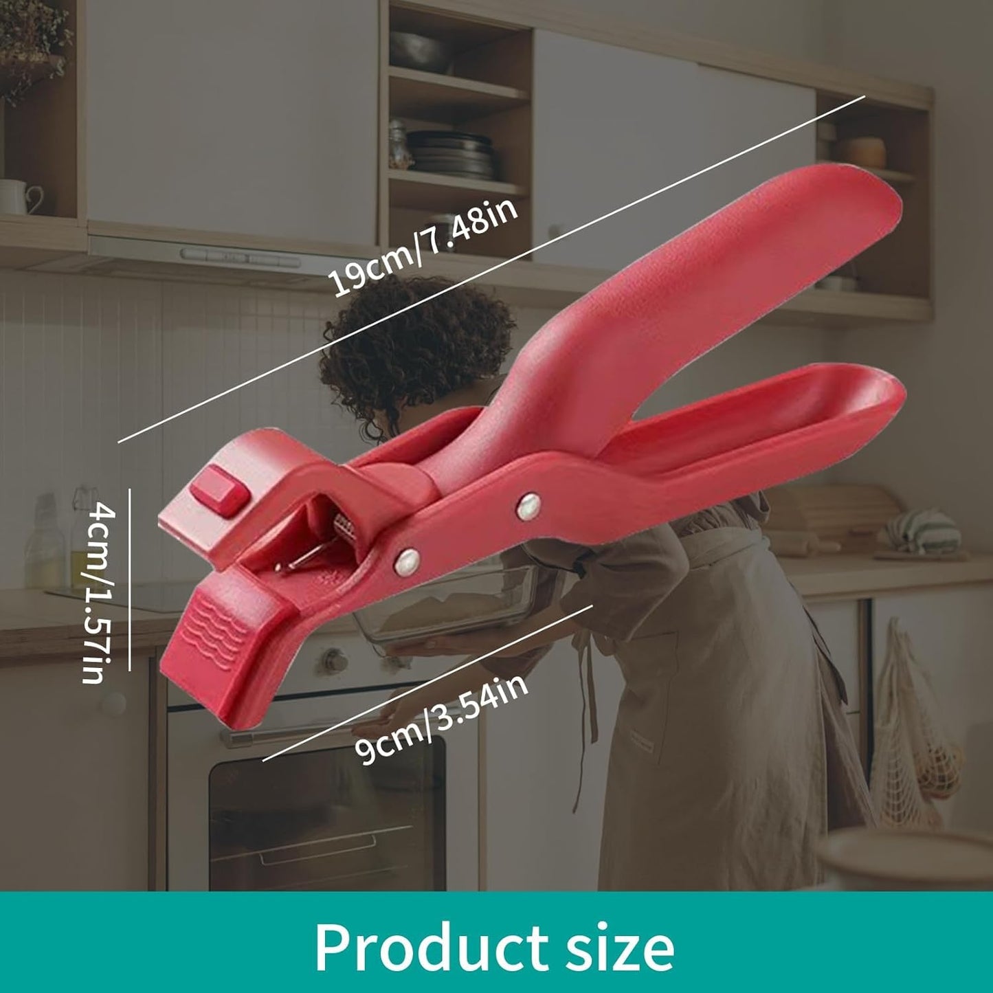 1Pc Multi-Purpose Anti-Scalding Bowl Gripper Clip Holder for Kitchen, Hot Bowl Dish Plate Pot
