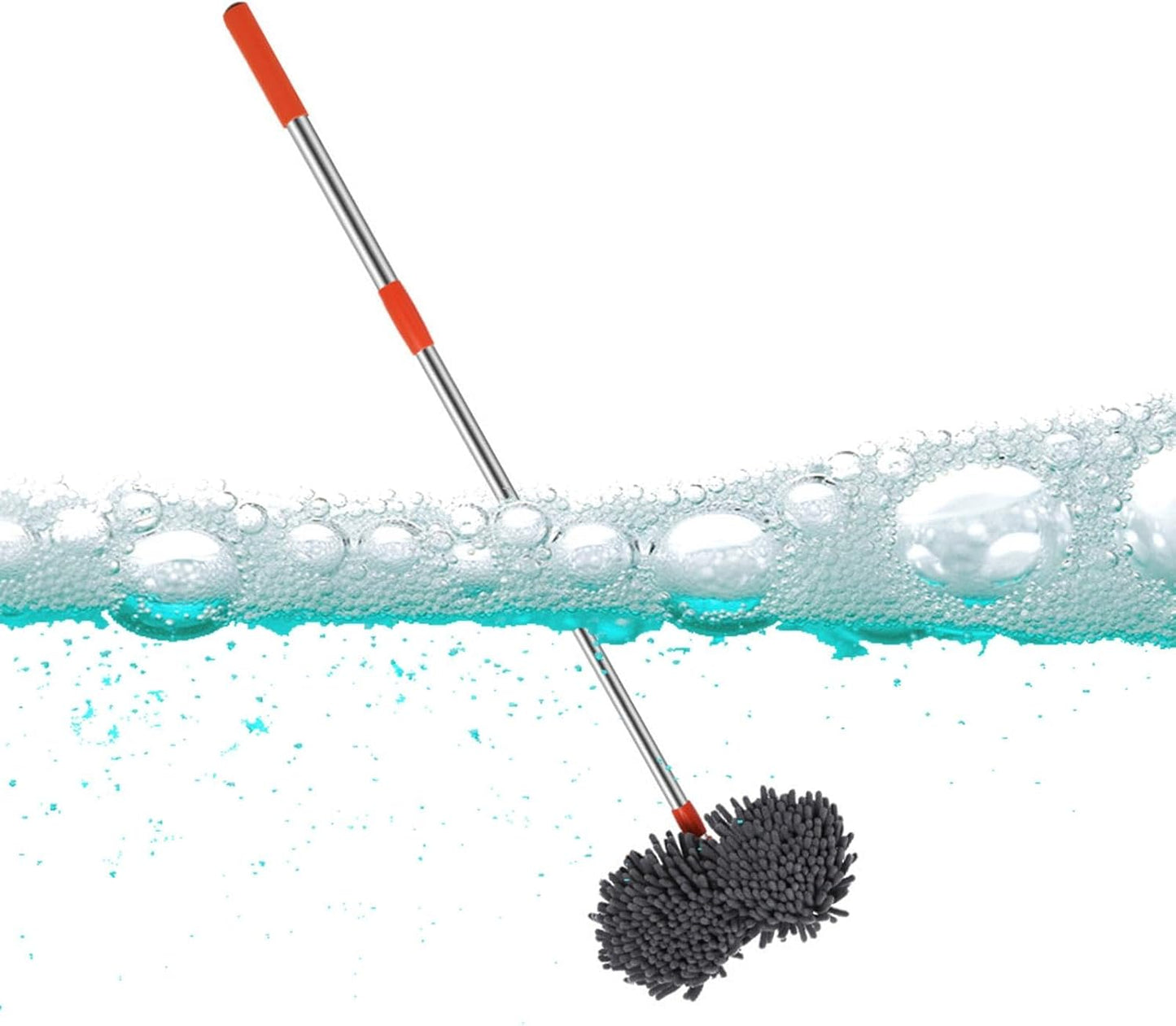 Microfiber Car Wash Brush, Telescopic Car Cleaning Brush, Microfibre Car Wash Brush Mop 360° Rotating