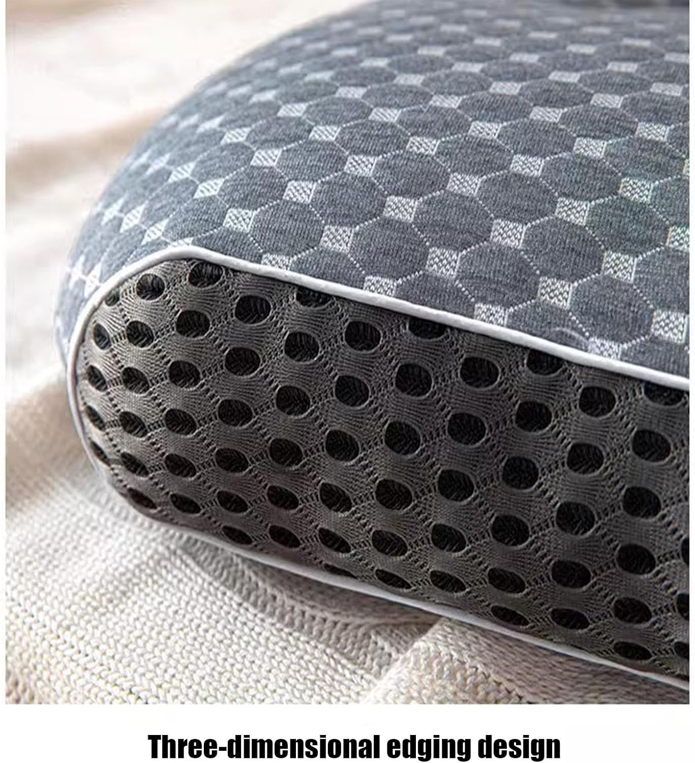 1pc Cervical Memory Pillow, Ergonomic Orthopedic Neck Support Pillow