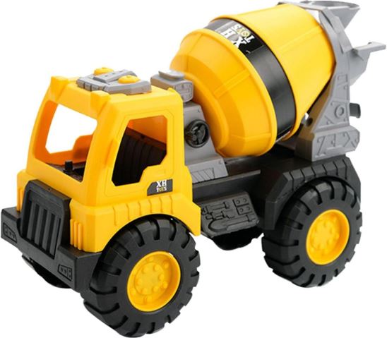 Construction Truck Toy, Free-Wheeling Inertia Vehicle with Moveable Claw & Lifting Back, Beach and Sand Tractor Toy for Kids