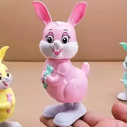 Cute Cartoon Dancing Rabbit Toys, Interactive Plastic Pet Toys for All Breed Sizes, No Batteries Needed