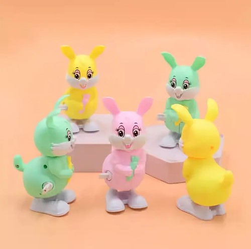Cute Cartoon Dancing Rabbit Toys, Interactive Plastic Pet Toys for All Breed Sizes, No Batteries Needed