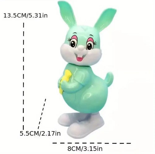 Cute Cartoon Dancing Rabbit Toys, Interactive Plastic Pet Toys for All Breed Sizes, No Batteries Needed