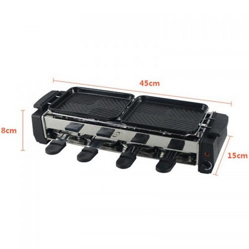 Electric BBQ Grill with Hot Plates Boil Grill Toast or Warm