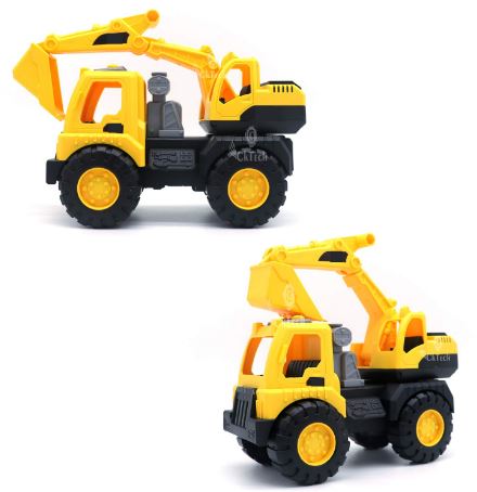 Yellow Construction Excavator Truck Toy for Kids