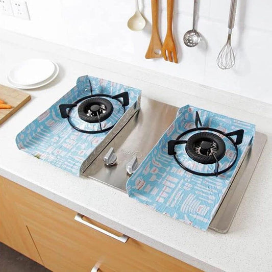 Aluminum Square Foil Gas Stove Liners, 2 Pieces