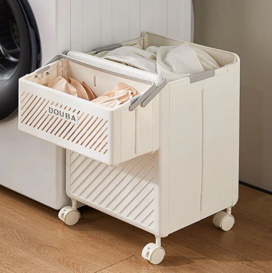 Multifunctional Foldable Laundry Hamper Basket with Wheels