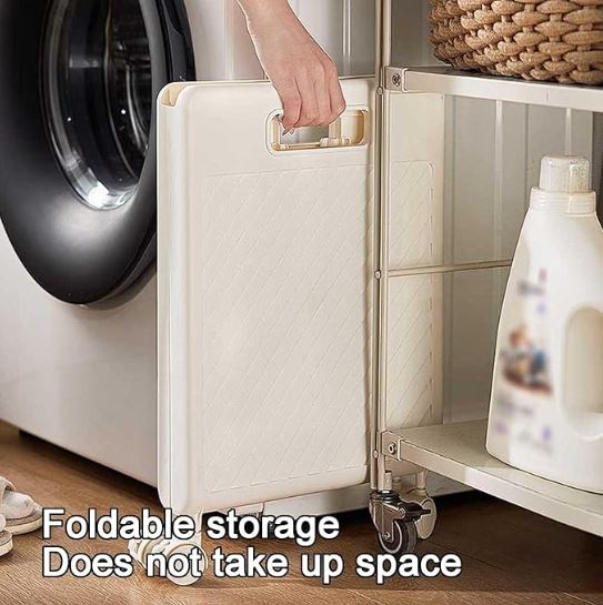 Multifunctional Foldable Laundry Hamper Basket with Wheels