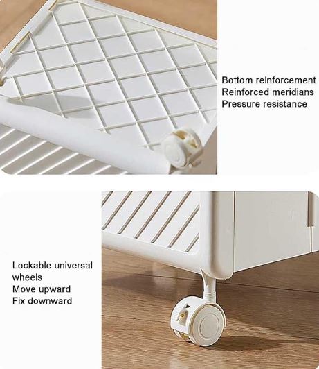 Multifunctional Foldable Laundry Hamper Basket with Wheels