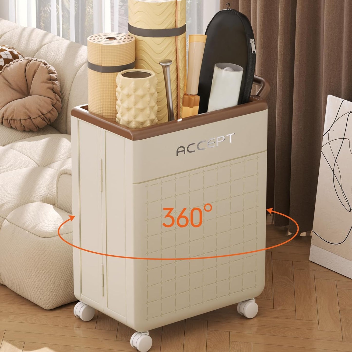 Foldable Storage Box - Foldable Storage Bin/Basket for Sports Equipment, Dirty Clothes, Toys