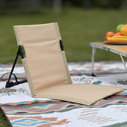 Ergonomic Folding Beach Chair, Durable Aluminum Frame, Picnics & Reading in Parks, Beach Chairs for Adults