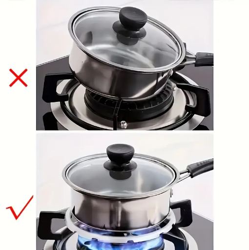 1pc Heavy-Duty Metal Gas Stove Burner Grate - Anti-Slip, Multi-Claw Design, Durable Kitchen Essential, Stove Top Protectors