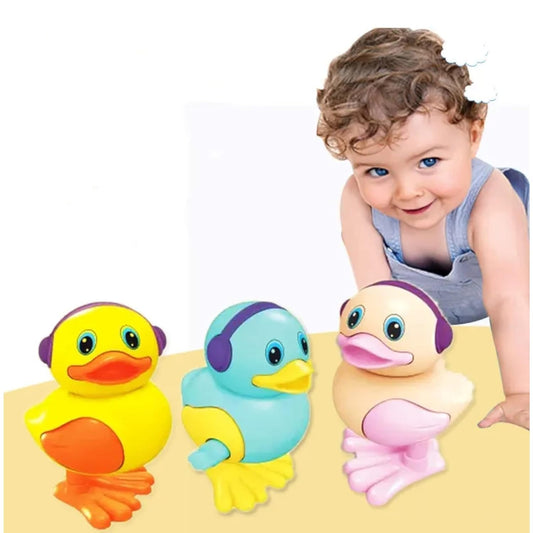 Jumping Duck Toy, Key Operated Jumping Duck Toy for Boys & Girls