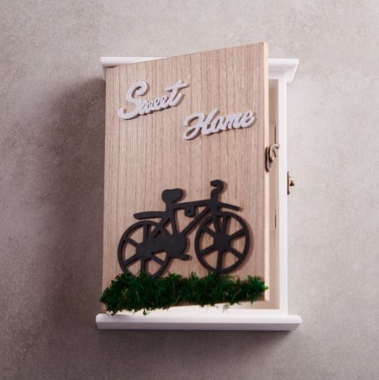 Wooden Wall Hanging Key Box