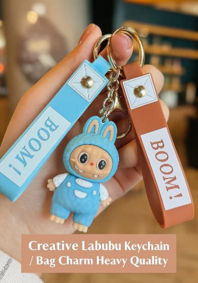 1Pc LaBubu Boom Key Chain