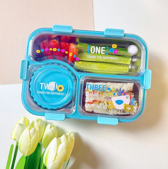 Insulated Modern & Stylish Stainless Steel Lunch Box with Dipping Cup