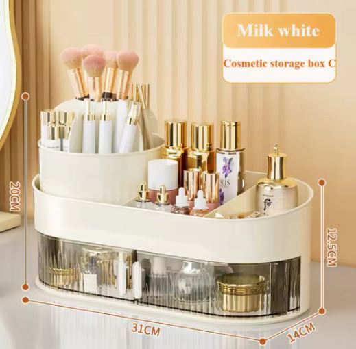 Large Capacity Desktop Cosmetic And Jewelry Organizer