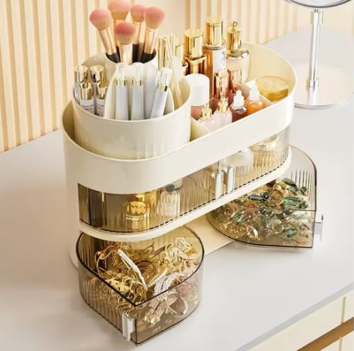 Large Capacity Desktop Cosmetic And Jewelry Organizer