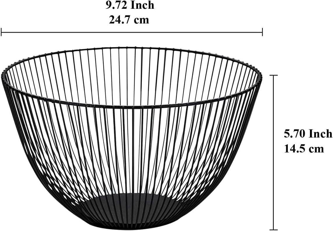 Fruit Basket, Fruit Bowl, Metal Wire Fruit Basket for kitchen, Fruit Bowl for Kitchen Counter