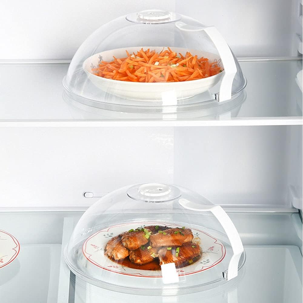 Microwave Food Cover, Anti-Splash Microwave Cover with Handle