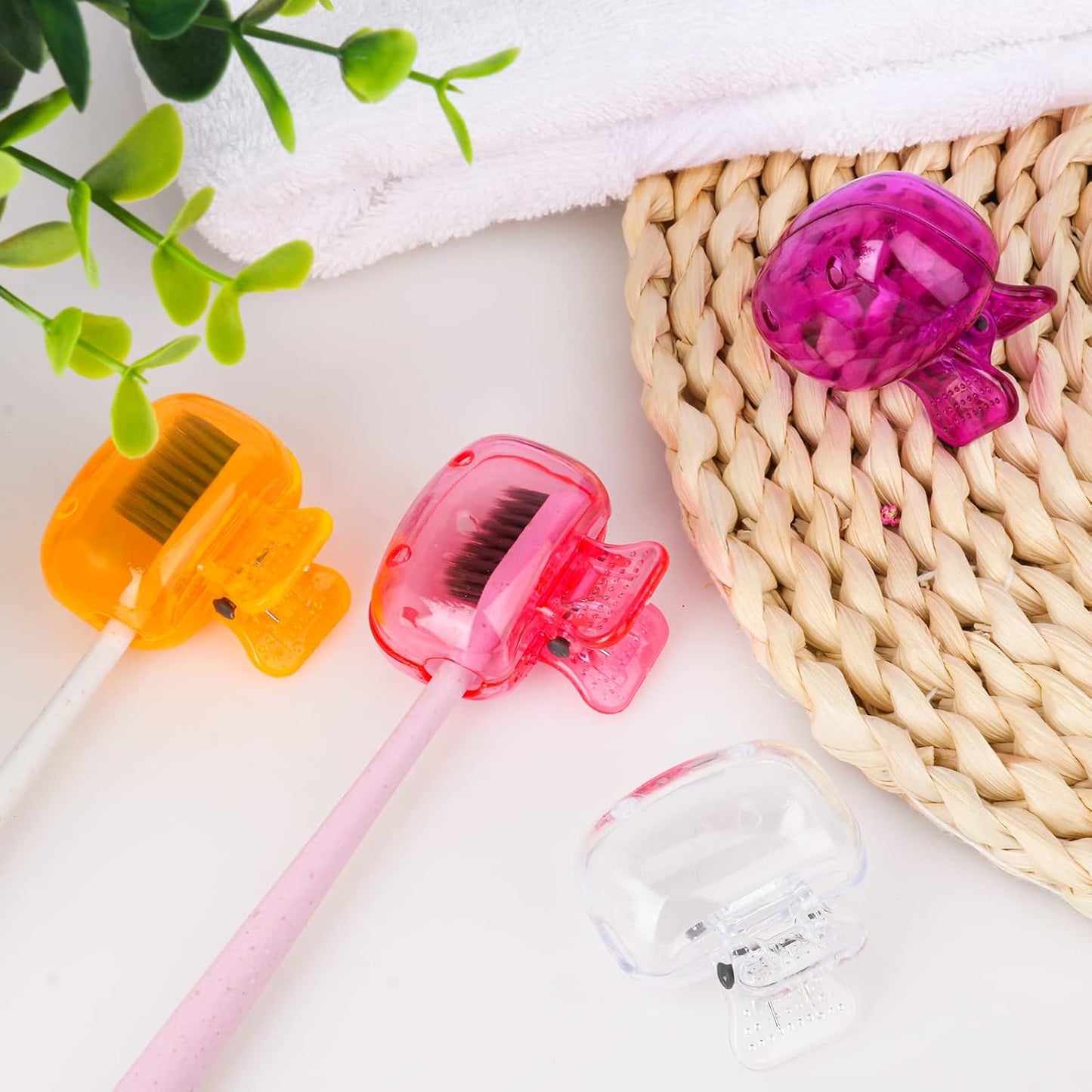 (Pack Of 4) Mini Toothbrush Head Cover