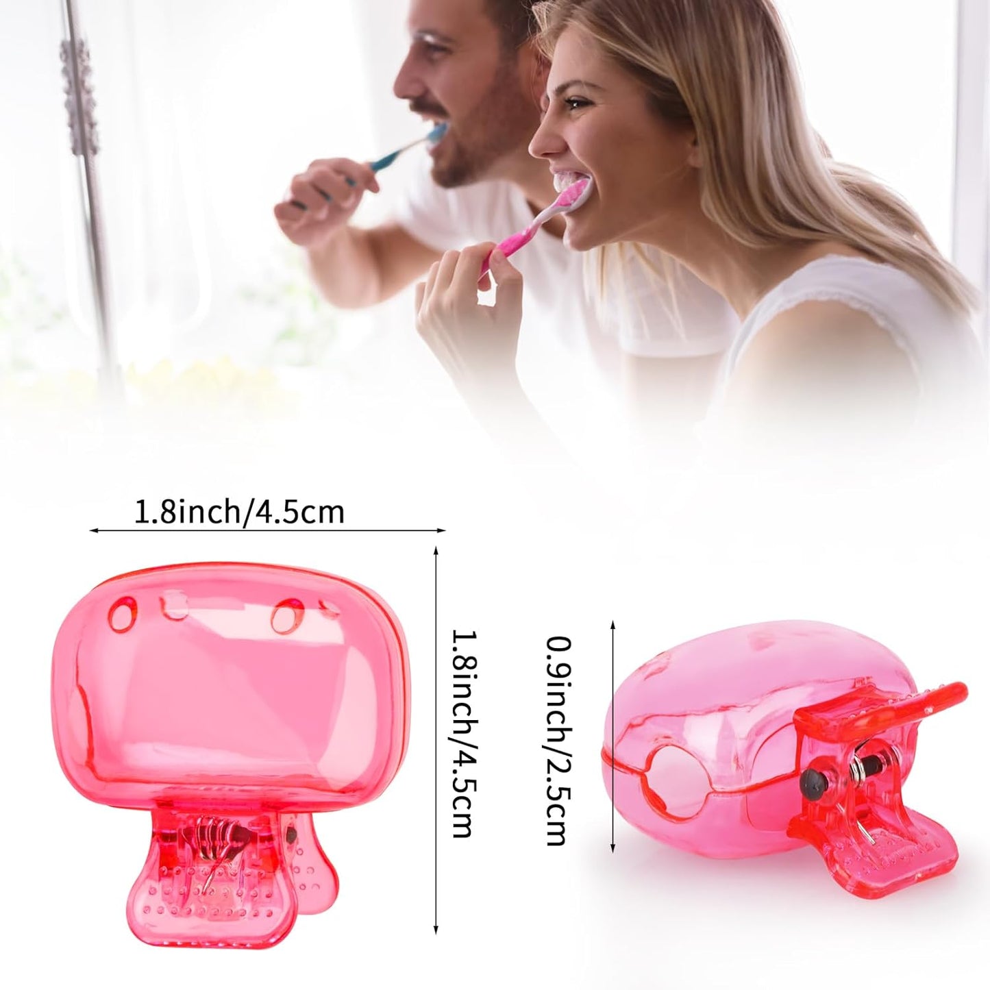 (Pack Of 4) Mini Toothbrush Head Cover
