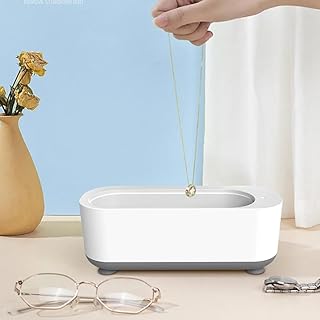 Multifunctional Ultrasonic Cleaner for Jewelry, Coins, Eyeglasses, Watches | Ideal for Home Jewelry Cleaning
