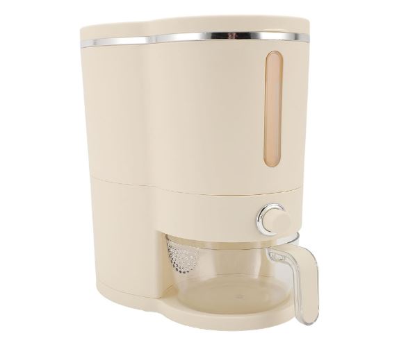 Moistureproof Rice Dispenser with Lid Measuring Cup, Cereal/Rice Dispenser Bucket Food Organization for Home Kitchen
