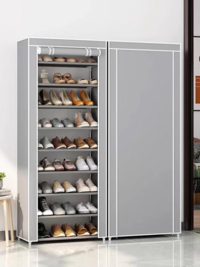 Multi-Layer Shoe Rack Organizer Dustproof Shoe Cabinet