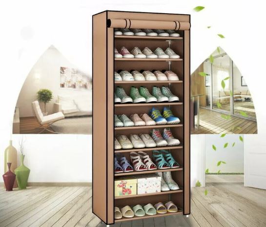 Multi-Layer Shoe Rack Organizer Dustproof Shoe Cabinet