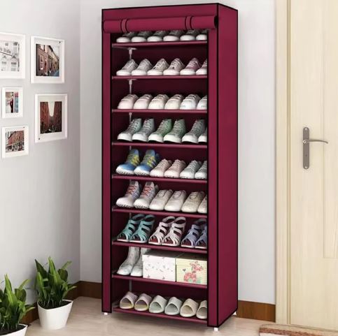 Multi-Layer Shoe Rack Organizer Dustproof Shoe Cabinet