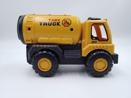Construction Truck Friction Power Toy Trucks, Tank Truck Push