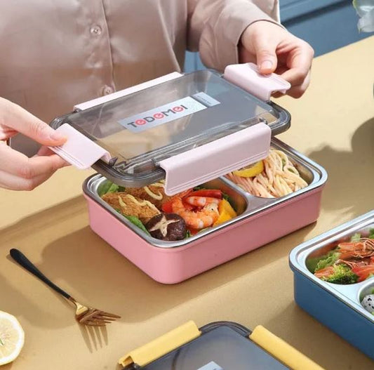 Tedemei Stainless Steel Lunch Box 2 Compartment