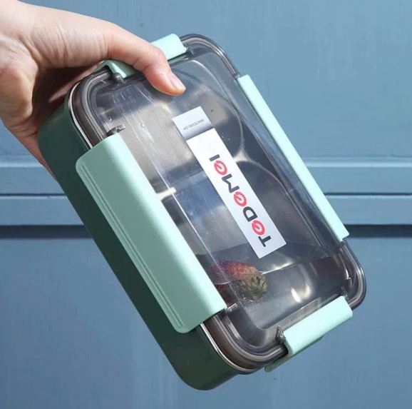 Tedemei Stainless Steel Lunch Box 2 Compartment