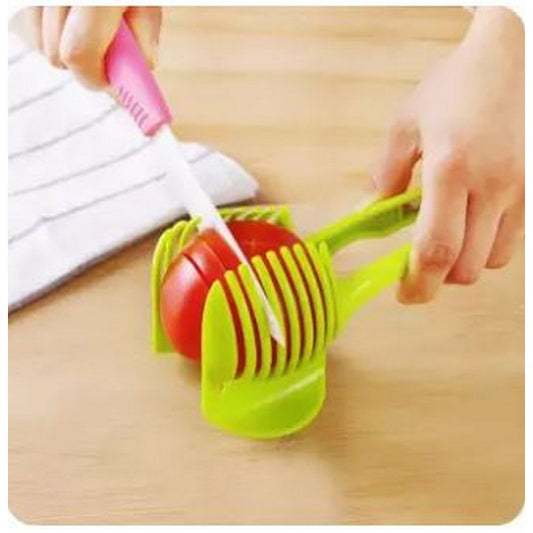 Fruit Slicer Tomato Cutter Lemon Potato Food Egg Peel Onion Holder