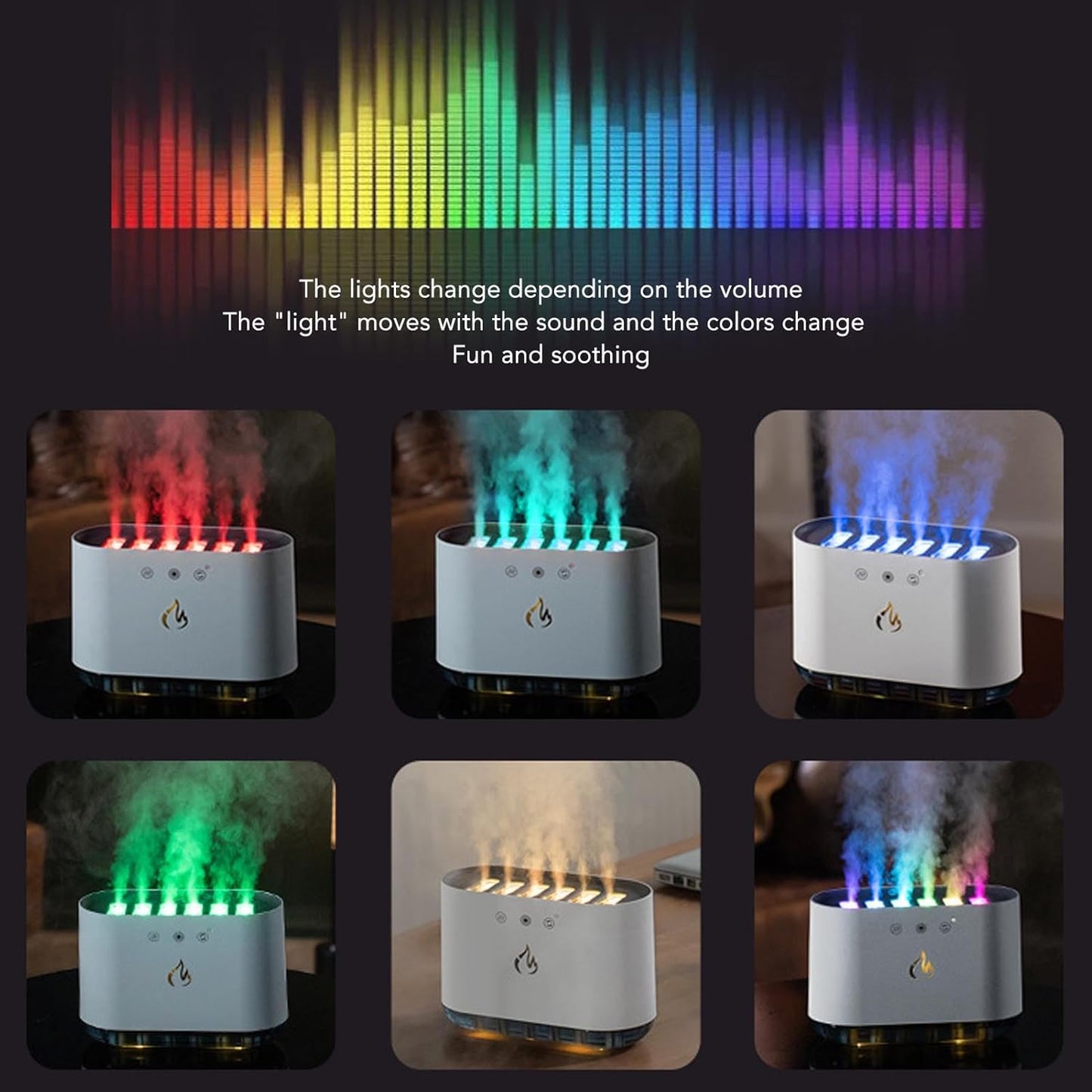 Ultrasonic Humidifier with LED Light