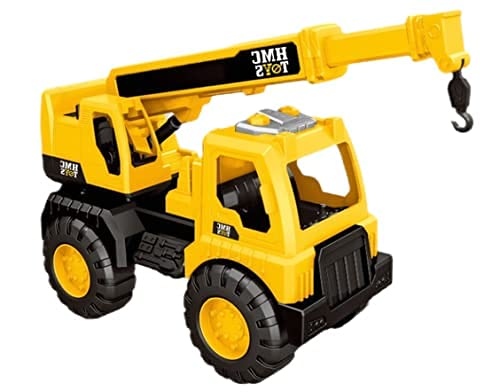 Unbreakable Crane Small Size Excavator Toys Vehicles for Kids 3+ Years Old Boys and Girls