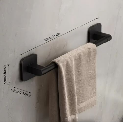Wall-Mounted Bathroom Towel Rack, Towel Holder for Bathroom