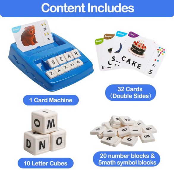 (2 in 1) Word and Maths Learning Kit