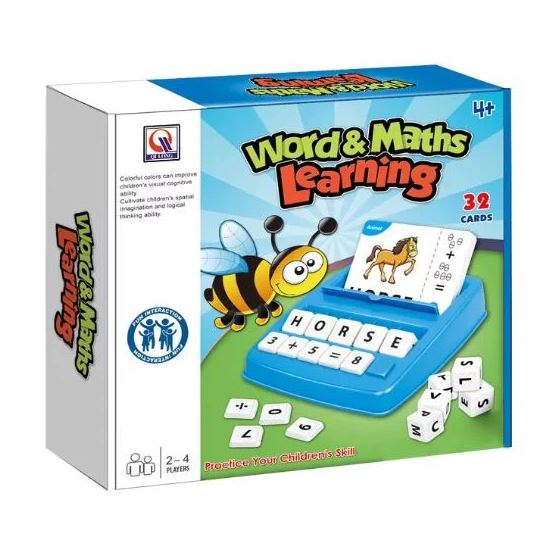 (2 in 1) Word and Maths Learning Kit