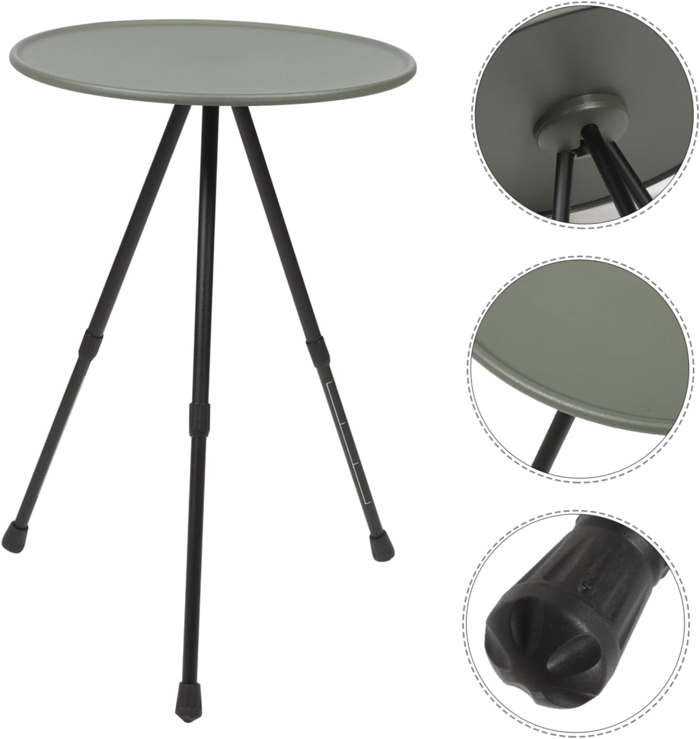 Portable Small Round Camping Table, Folding Simple Tea Table, Outdoor Picnic Travel Table, Small Coffee Table