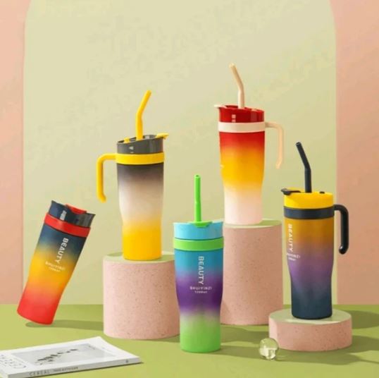 Premium 3 in 1 Beauty Water Bottles With Handle
