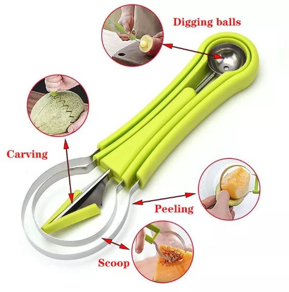 4 In 1 Fruit Carving Tool Set