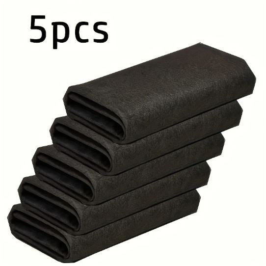 5pcs Magic Glass Cleaning Cloth, Multi-purpose Wipe Cloth Suitable for Windows, Mirrors, Car Wash, Kitchen and Bathroom Surfaces